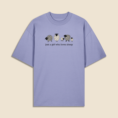 Just A Girl Who Loves Sheep T-Shirt
