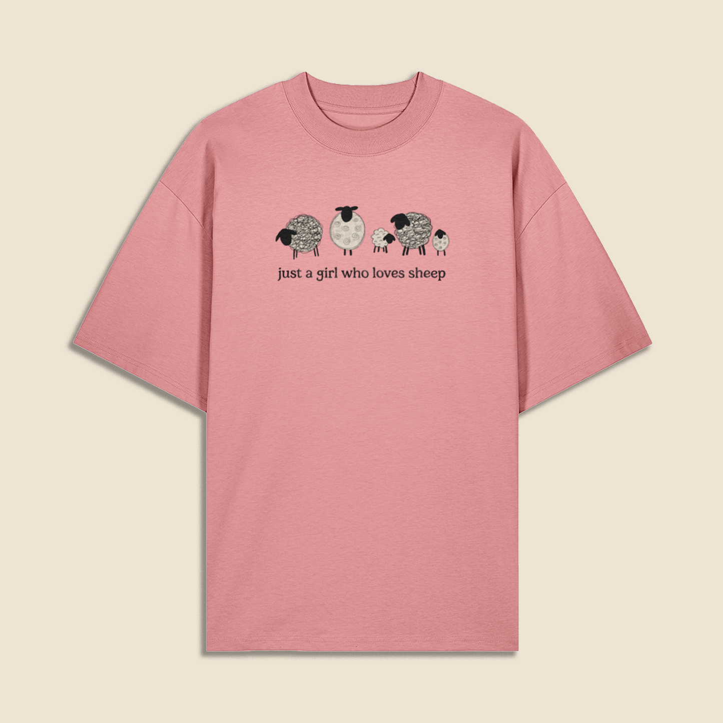 Just A Girl Who Loves Sheep T-Shirt