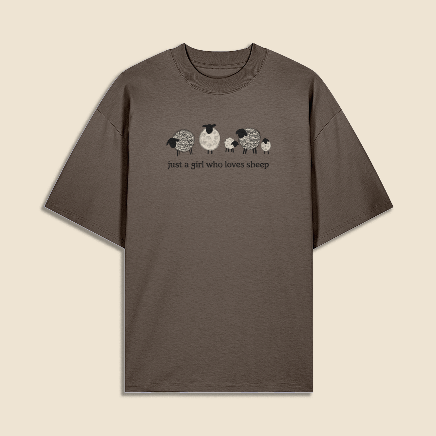 Just A Girl Who Loves Sheep T-Shirt