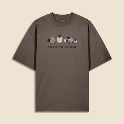 Just A Girl Who Loves Sheep T-Shirt