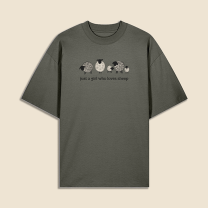 Just A Girl Who Loves Sheep T-Shirt