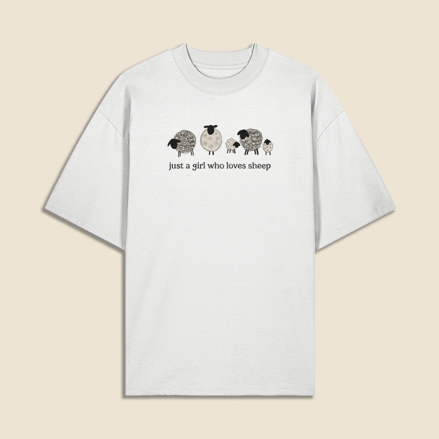 Just A Girl Who Loves Sheep T-Shirt