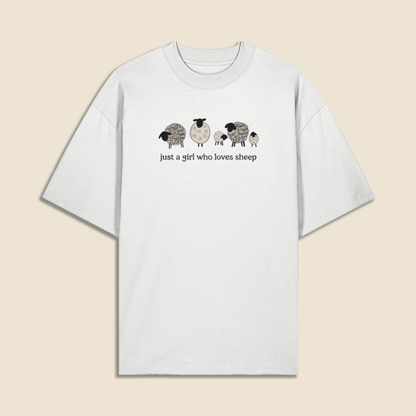 Just A Girl Who Loves Sheep T-Shirt