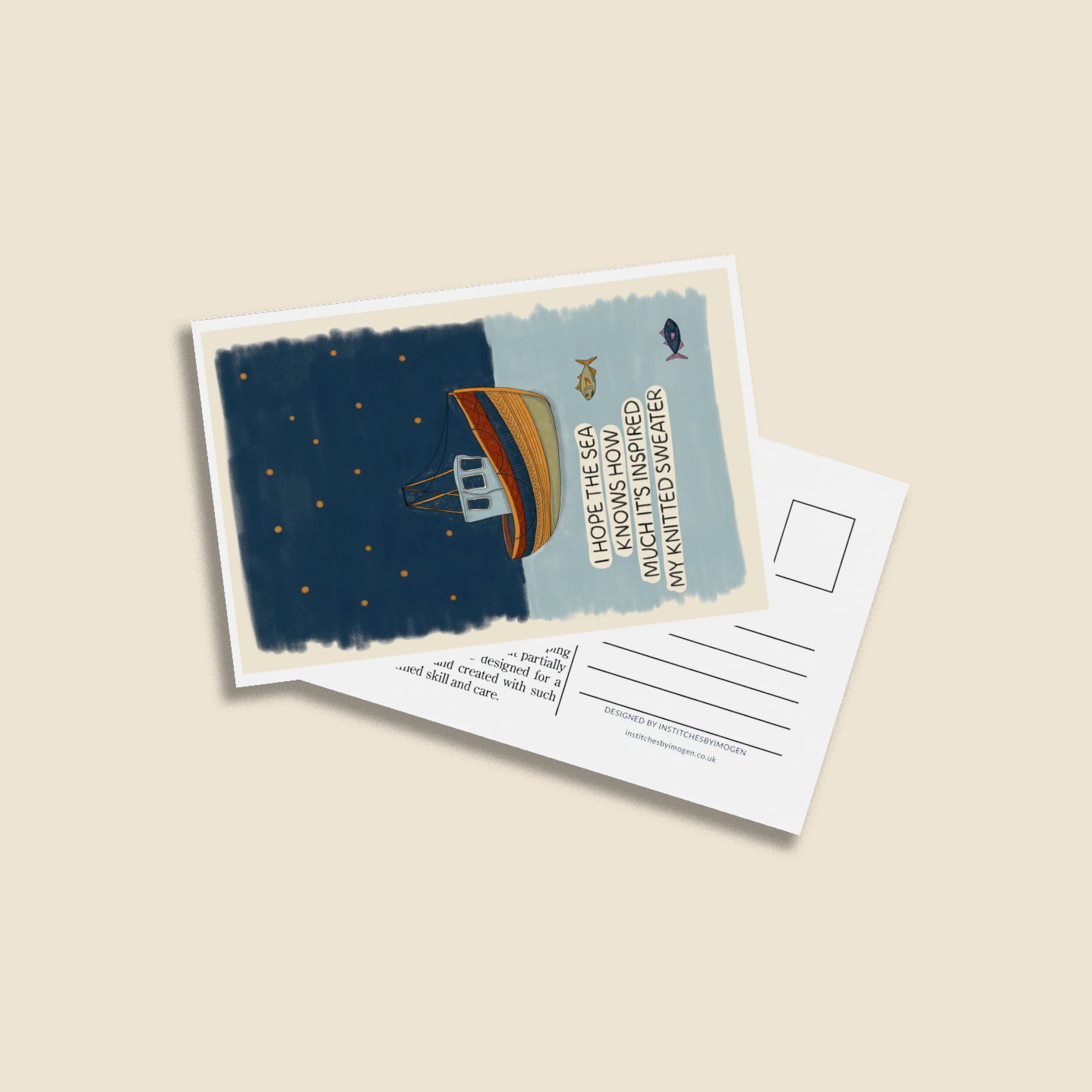 Heritage Knitting Postcard Pack of 3