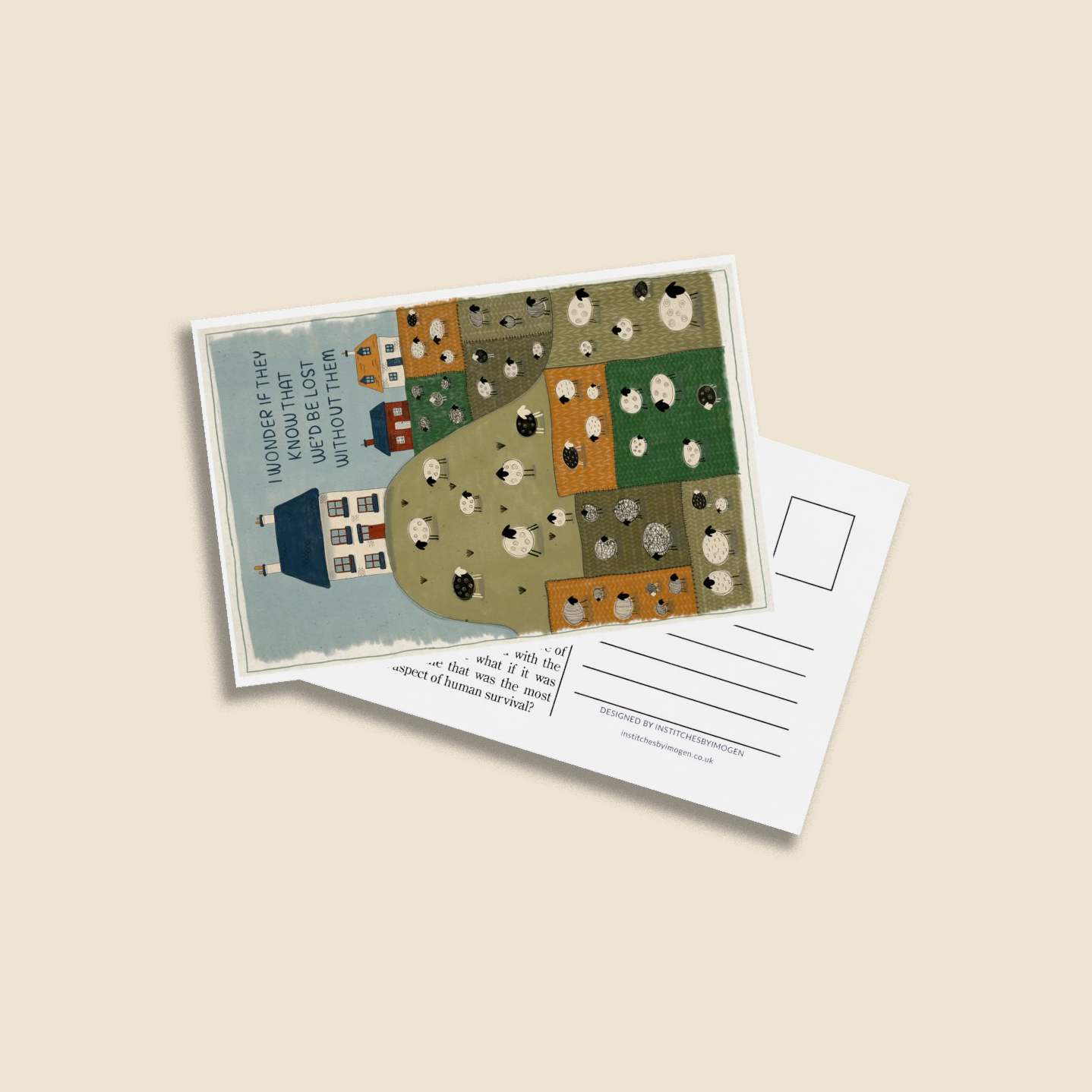Heritage Knitting Postcard Pack of 3