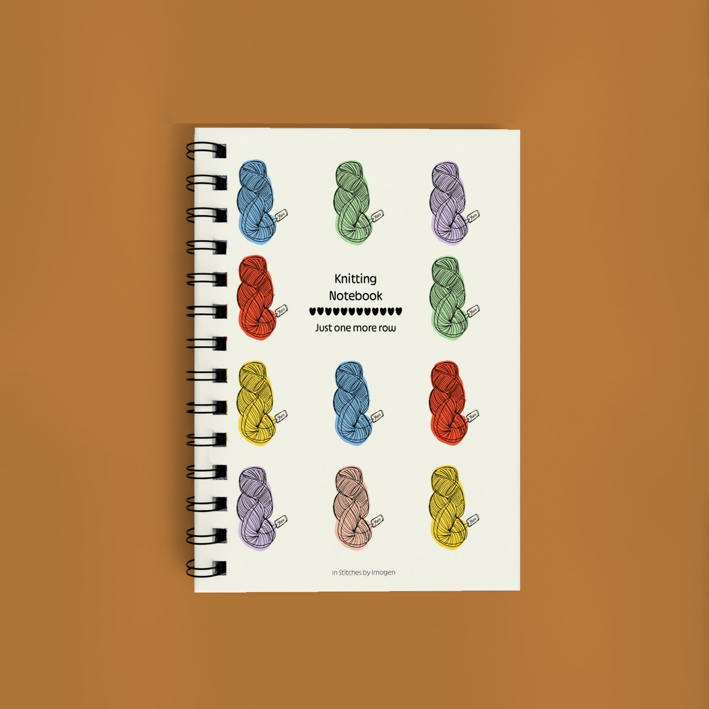 Just One More Row Knitting Notebook