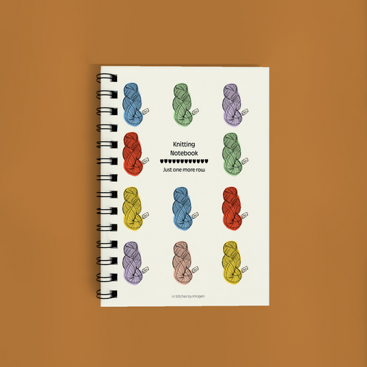 Just One More Row Knitting Notebook