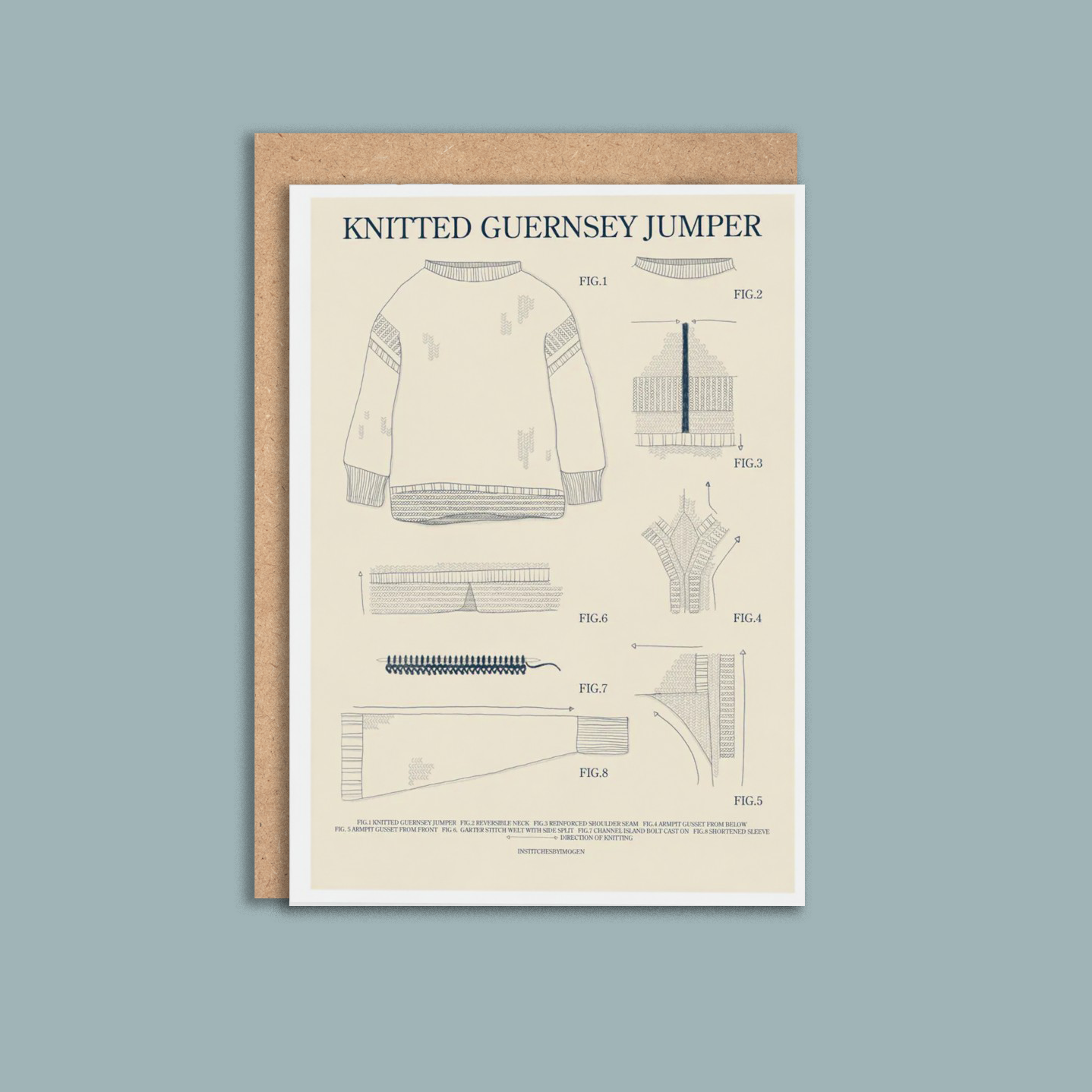Secret Language of Guernsey Jumpers Greeting Card