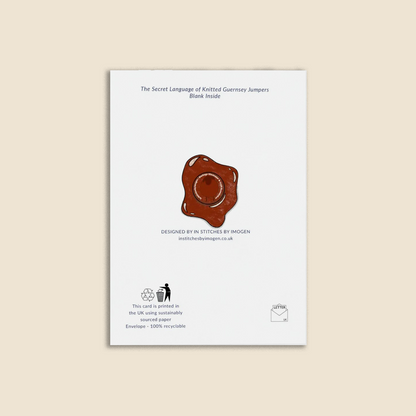 Secret Language of Guernsey Jumpers Greeting Card