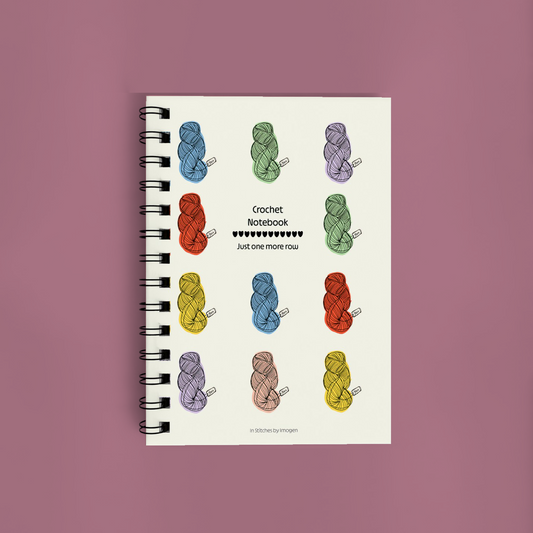 Just One More Row Crochet Notebook