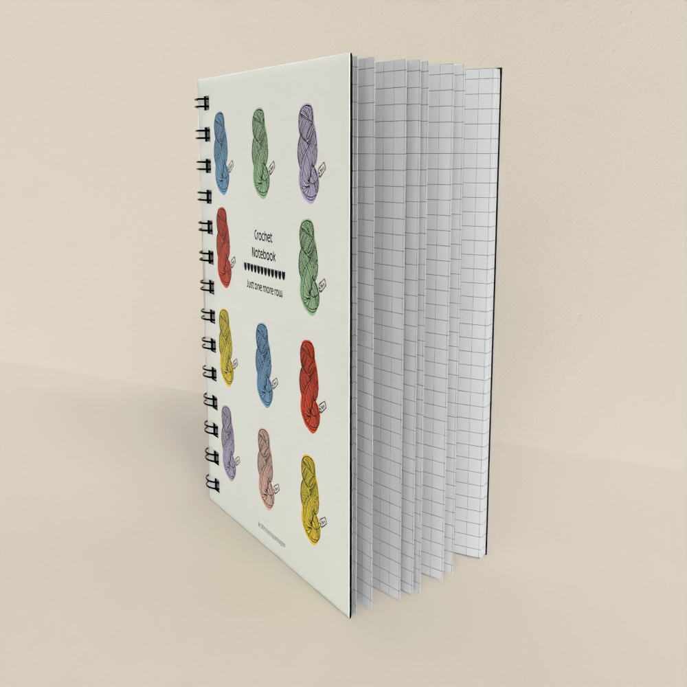 Just One More Row Crochet Notebook