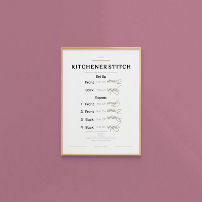 Kitchener Stitch Guide