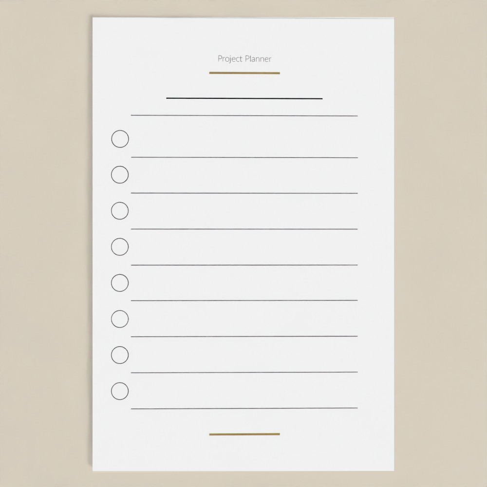 Project Planner Postcards