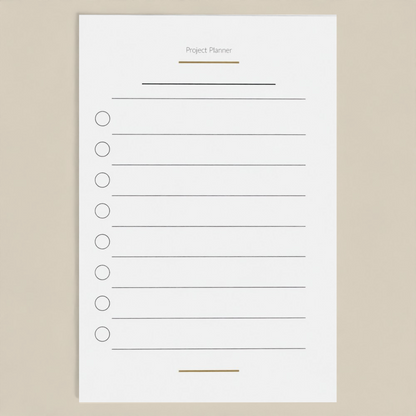 Project Planner Postcards