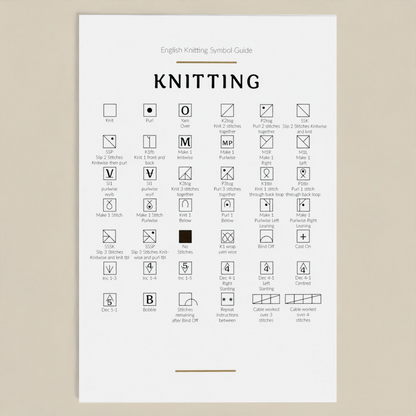 Knitting Technique Postcards