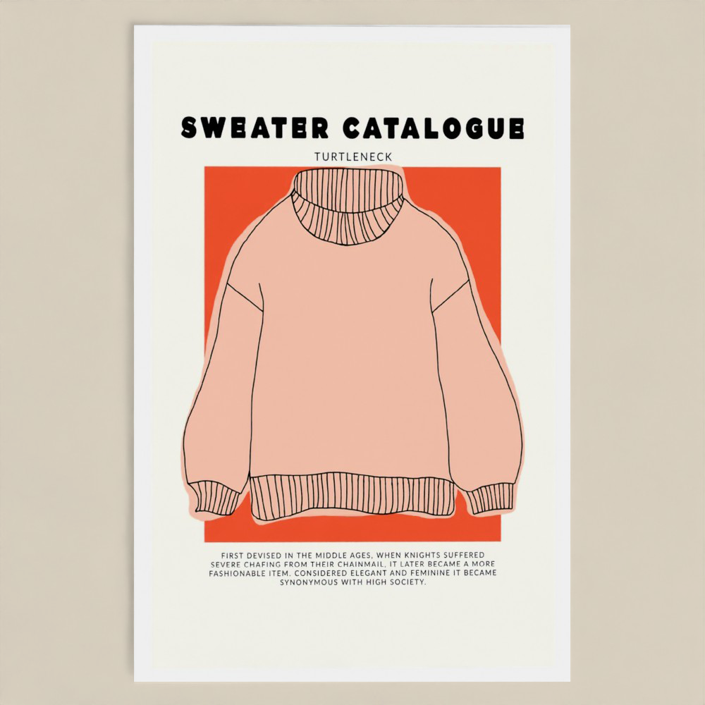 Sweater Catalogue Postcard Pack of 7