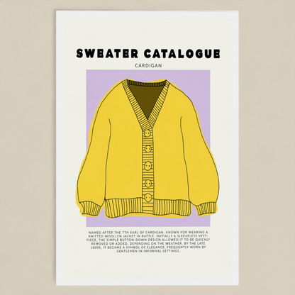 Sweater Catalogue Postcard Pack of 7