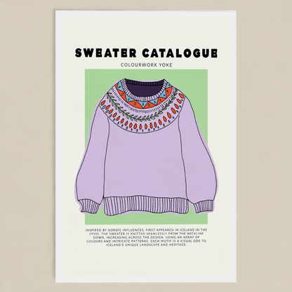 Sweater Catalogue Postcard Pack of 7
