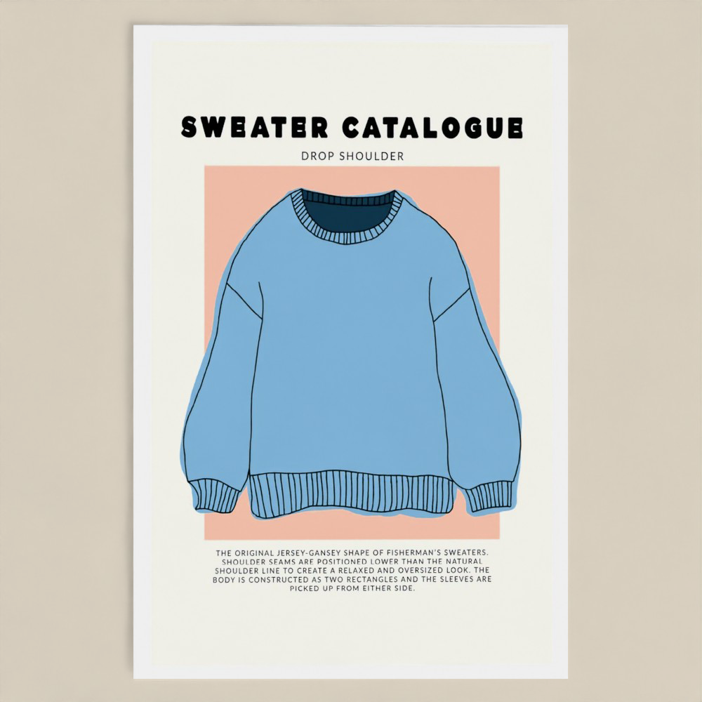 Sweater Catalogue Postcard Pack of 7