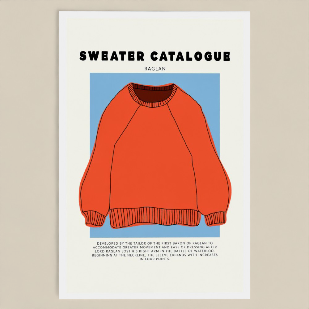Sweater Catalogue Postcard Pack of 7