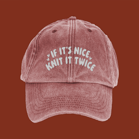 If It's Nice, Knit It Twice Cap