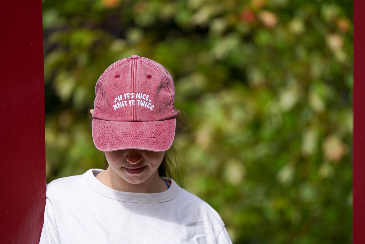 If It's Nice, Knit It Twice Cap