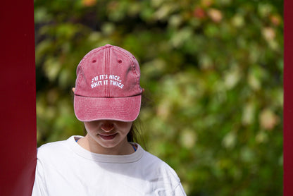 If It's Nice, Knit It Twice Cap