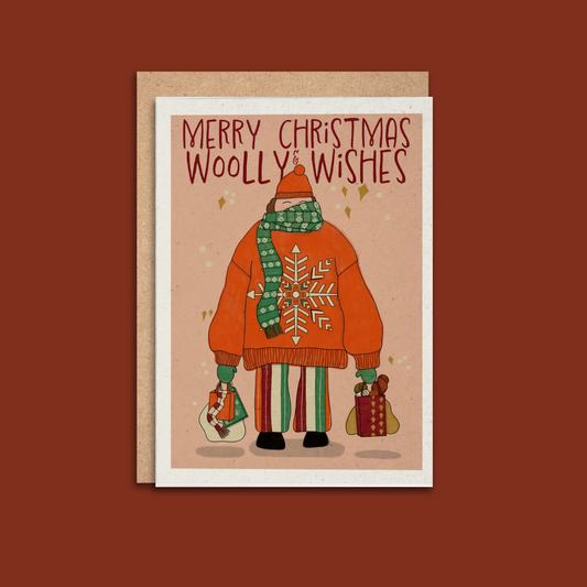 Woolly Wishes Christmas Card