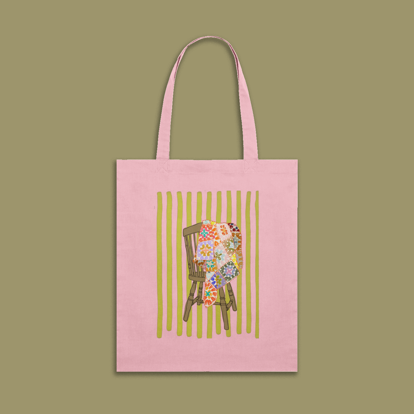 Granny Square Blanket Tote Bag
