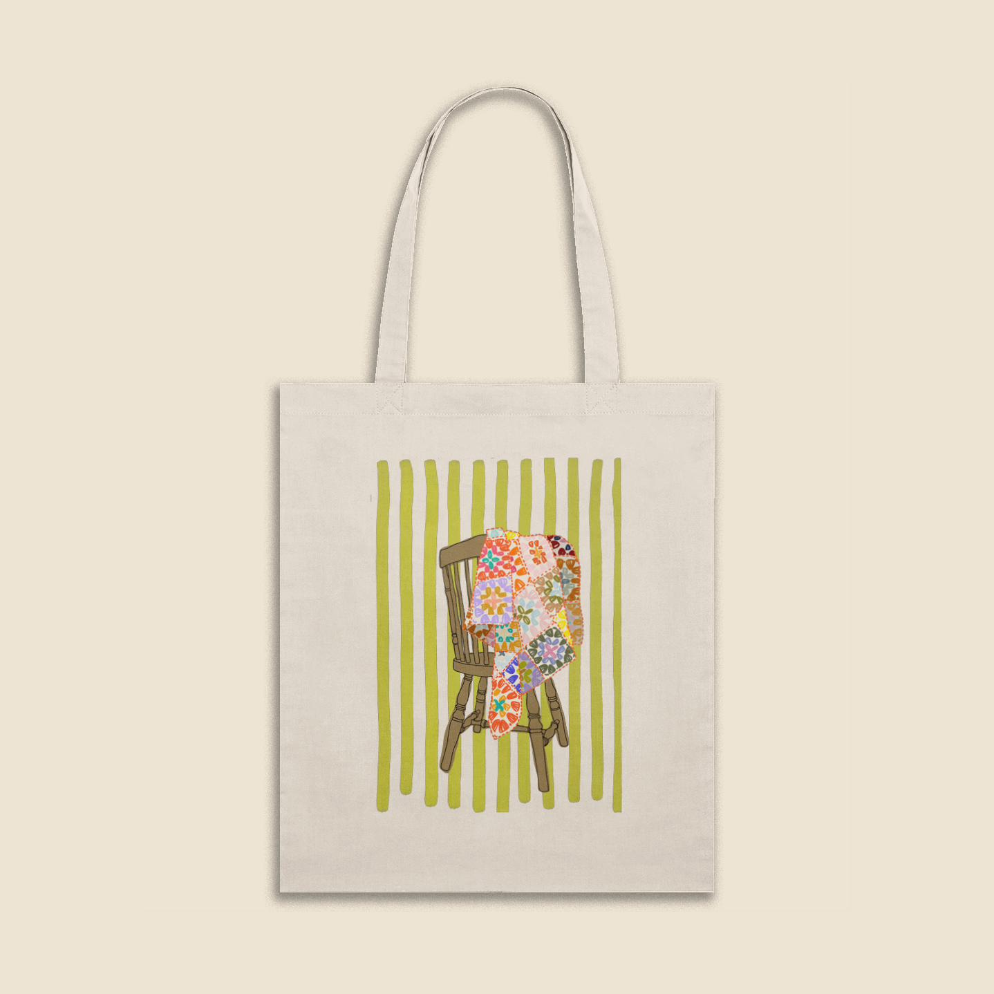 Granny Square Blanket Tote Bag